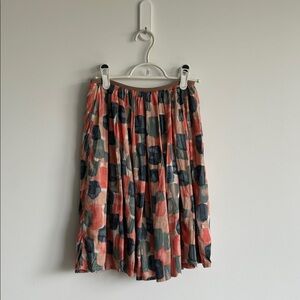 Vintage Multicolor Abstract Skirt Size XS